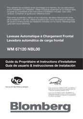 Blomberg WM 67120 NBL00 Guía De Usuario & Instrucciones De Instalación