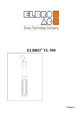 Elbro TL 500 Instrucciones De Empleo