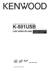 Kenwood K-501USB Manual De Instrucciones