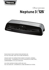 Fellowes Neptune 3 125 Manual Del Usaurio