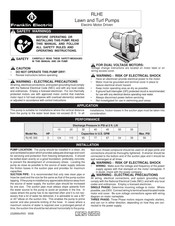 Franklin Electric RLHE-300 Manual Del Usuario