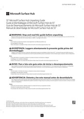 Microsoft Surface Hub Manual De Instrucciones
