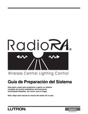 Lutron RadioRA Guía De Preparación