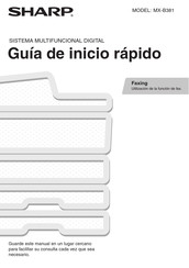 Sharp MX-B381 Guia De Inicio Rapido