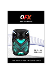 Qfx PBX-154 Manual Del Usuario