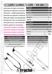 Tractel LCME Manual De Empleo Y De Mantenimiento