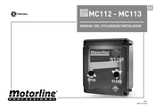 Motorline professional MC112 Manual Del Utilizador/Instalador