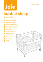 Joie kubbie sleep Manual De Instrucciones