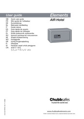 Chubbsafes AIR Hotel Guía Rápida De Usuario