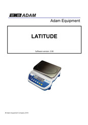 Adam Equipment LATITUDE LBX 12 Manual De Instrucciones