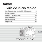 Nikon COOLPIX L330 Guia De Inicio Rapido