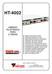 Trialcom HT-4002 Manual De Instrucciones