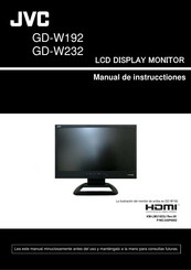 JVC GD-W192 Manual De Instrucciones