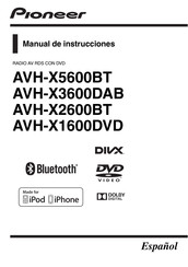 Pioneer AVH-X3600DAB Manual De Instrucciones