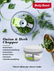 Betty Bossi Onion & Herb Chopper Instrucciones