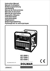 Dolmar GE-2800 L Manual De Instrucciones