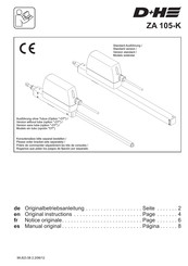 D+H ZA 105-K Manual Original