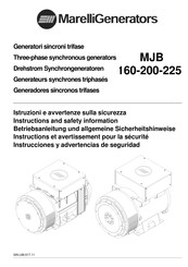 MarelliGenerators MJB 200 Instrucciones Y Advertencias De Seguridad