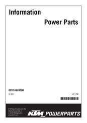 KTM Power Parts 62014949000 Manual Del Usuario