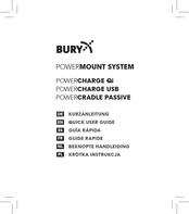 BURY POWERCRADLE PASSIVE Guía Rápida