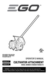 EGO CTA9500-FC Manual Del Operador