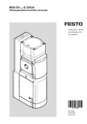 Festo MS6-SV-E-10V24 Serie Manual De Instrucciones