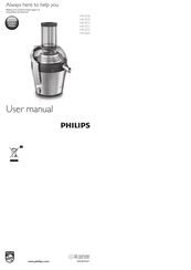 Philips HR1870 Manual Del Usuario