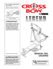 Weider CROSSBOW LEGEND Manual Del Usuario