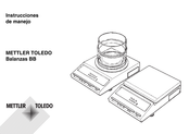 Mettler Toledo BB Serie Instrucciones De Manejo