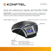 Konftel 55W Guía De Referencia Rápida