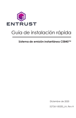 Entrust CE840 Guía De Instalación Rápida