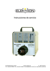 Elektron MULTISPOT M20 Instrucciones De Servicio