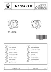 Renault 7711421541 Manual De Instrucciones