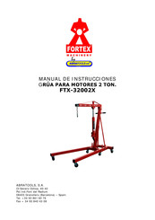 ABRATOOLS Fortex FTX-32002X Manual De Instrucciones