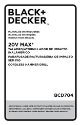 Black+Decker BCD704 Manual De Instrucciones