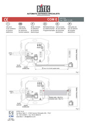 DITEC COM E Instrucciones De Uso