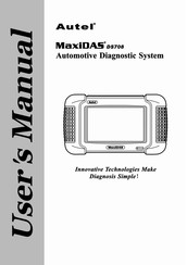 Autel MaxiDas DS708 Manual Del Usuario