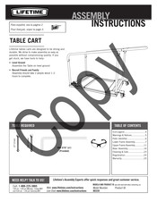 Lifetime 80339 Instrucciones De Ensamblaje