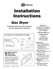 Maytag 40136401 Instrucciones De Instalación