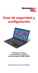 Lenovo 20BS Guía De Seguridad Y Configuración