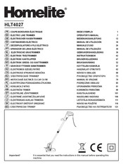 Homelite HLT4027 Manual De Utilización