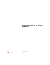 Oracle SPARC T7 Serie Guía De Administración