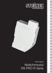 STEINEL PROFESSIONAL RS PRO R Serie Manual Del Usuario