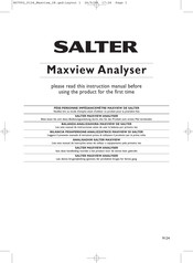 Salter Maxview Manual Del Usuario