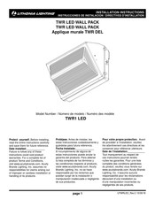 Lithonia Lighting TWR1 LED Instrucciones De Instalación