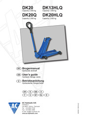 AC Hydraulic DK20Q Guía De Uso