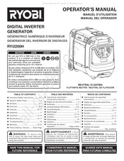 Ryobi RYi2200H Manual Del Operador