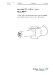 Endress+Hauser OUSAF46 Manual De Instrucciones