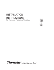 Thermador P24GE Instrucciones De Instalación