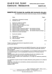 Arndt & Voß M40079.V03 Instrucciones Para El Usuario